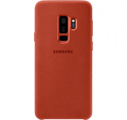 Husa Alcantara Cover pentru Samsung Galaxy S9 Plus, Red